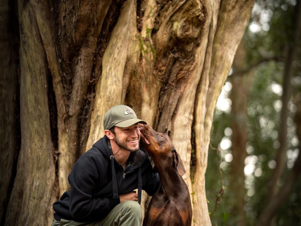 Kévin, diplômé éducateur canin dans le Pays basque, félicitations du jury