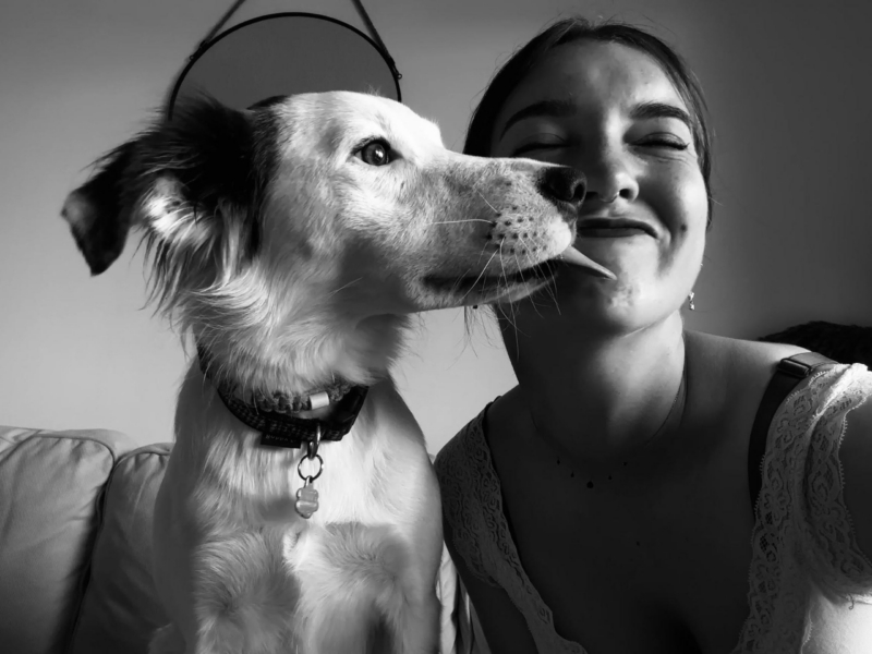 Malvina, créatrice d'Un Keur sur la Truffe, en formation éducateur canin
